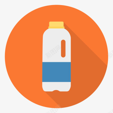 水食物和饮料30循环图标图标
