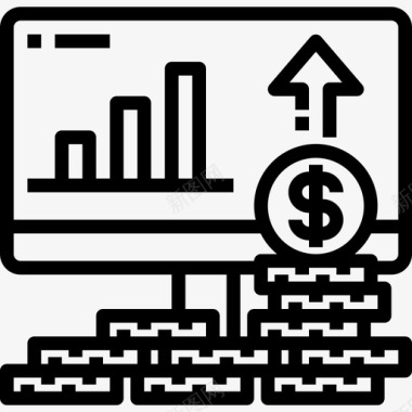 商业分析分析商业动机10线性图标图标