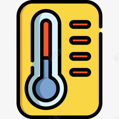 温度计41线性温度计图标图标