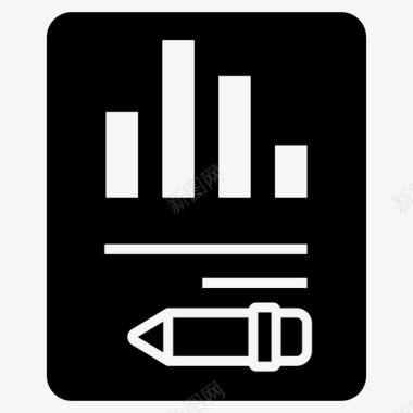 电视台报表业务信息图报表分析条形图图标图标