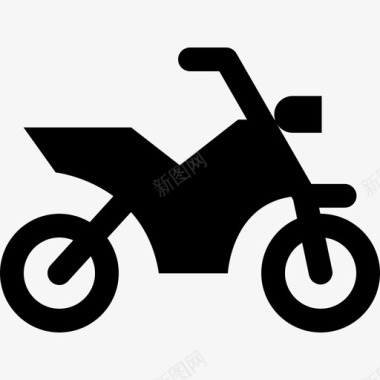 骑摩托车图标图标