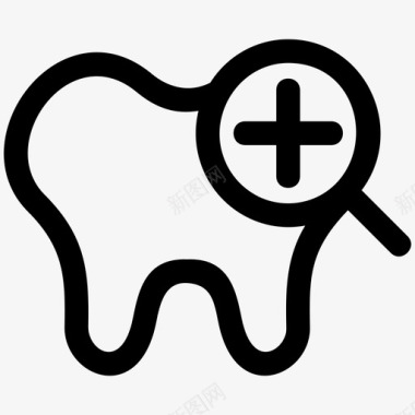 牙齿护理牙齿护理牙科图标图标