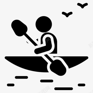水上运动划船水上运动划艇划船图标图标