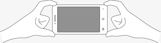 手机横屏图标