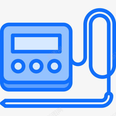 自助烧烤电子烧烤28蓝色图标图标