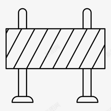 防护帽屏障围栏防护图标图标
