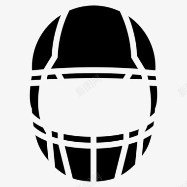 足球头盔安全帽头罩图标图标