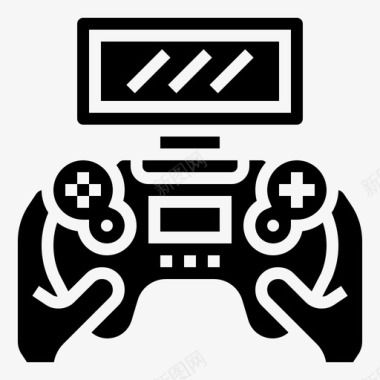 无线游戏游戏板游戏手柄图标图标