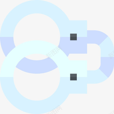 18号手铐法律与司法18号平的图标图标