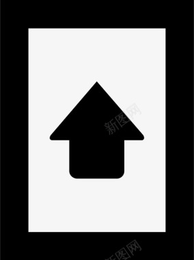 服务器上传箭头文件上传图标图标