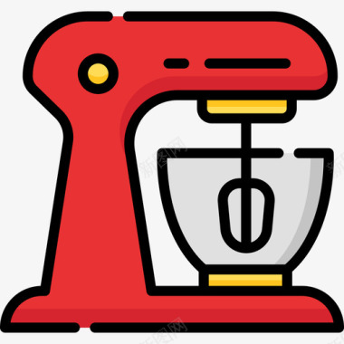 彩色水晶图标混音器电子59线性彩色图标图标