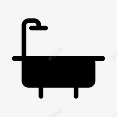 家具及家居用品浴室浴缸图标图标