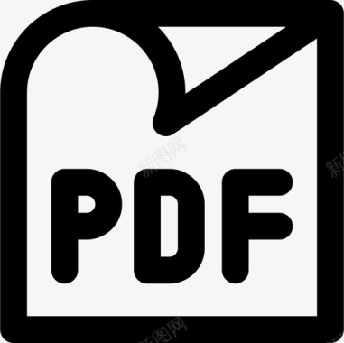 pdf画册Pdf在线学习39线性图标图标