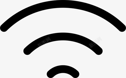 wifi互联网无线已连接热点图标图标