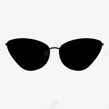 太阳光束太阳镜眼镜护目镜图标图标