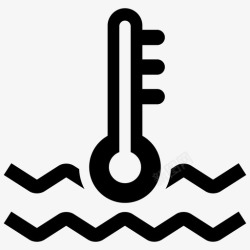 温度指示器水位轿厢指示器图标高清图片