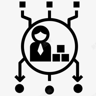 外部外部来源分销供应商图标图标