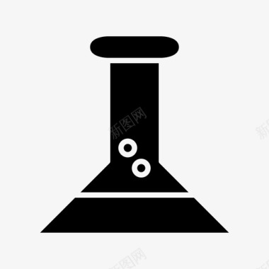 化学污染化学品锥形瓶实验室图标图标