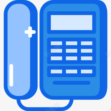 钓鱼图标电话108办公室蓝色图标图标