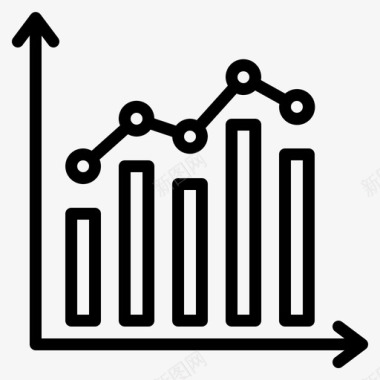 财务图表背景图片图表条形图业务图标图标