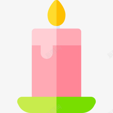 蜡烛蜡烛健康11扁平图标图标