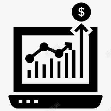 VI一套价值投资策略金融分析增长投资图标图标