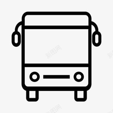 公共汽车城市交通图标图标