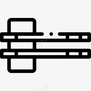 筷子中国42直形图标图标