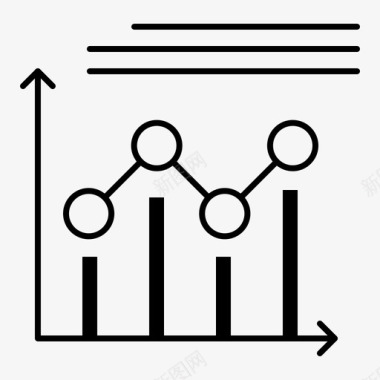 战略合作伙伴分析图表增长图标图标