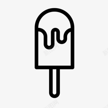 冰淇淋美味棒棒糖图标图标