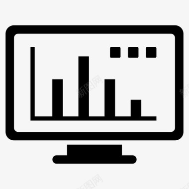 矢量数据分析在线数据分析数据分析信息图表图标图标