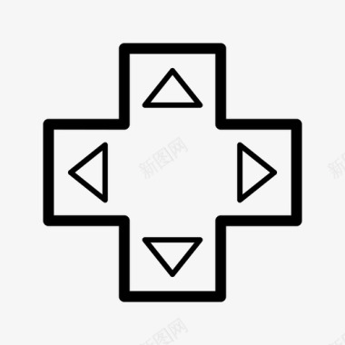 玩家方向键箭头d盘图标图标