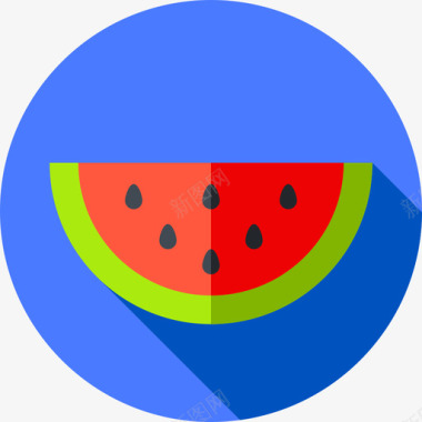 西瓜夏季92平的图标图标