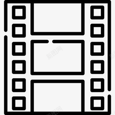影院电影电影院82线性图标图标