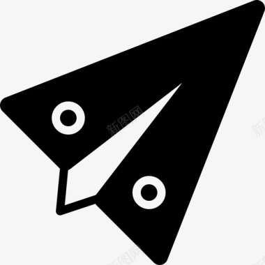 纸飞机飞机创意图标图标