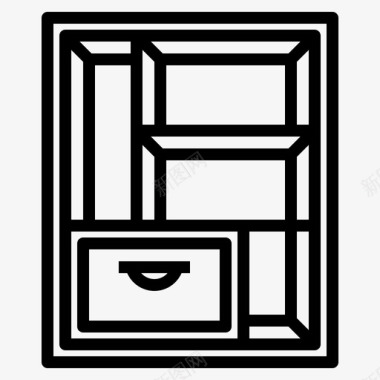 房子橱柜电器装饰图标图标