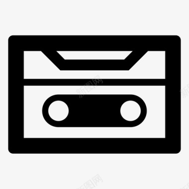音乐磁带80年代90年代图标图标