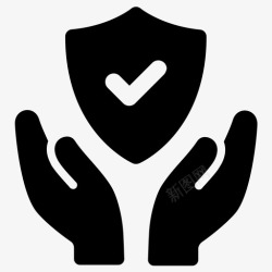 ICON保障保护照顾安全图标高清图片
