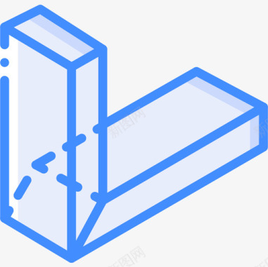 建筑和工具木工1蓝色图标图标