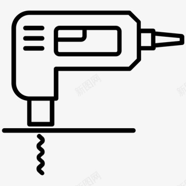 声波线矢量素材木工圆锯木工工具拼图图标图标