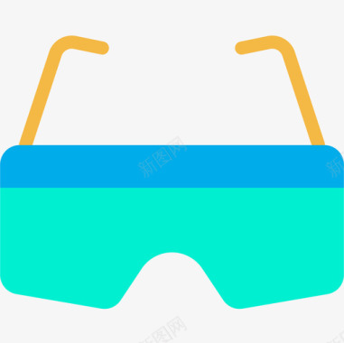 扁平化3D眼镜3d眼镜技术57平板图标图标