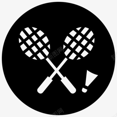 羽毛球健身游戏图标图标