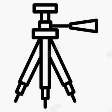 三脚架照相机数码相机摄影设备图标图标