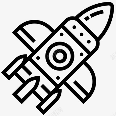 火箭婴儿飞船图标图标