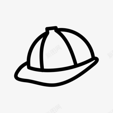 农民帽子配件沙滩帽图标图标