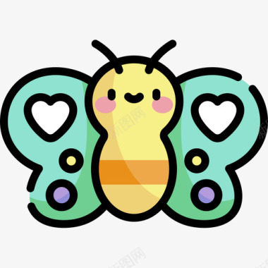 彩色水晶图标彩色17嬉皮士图标图标