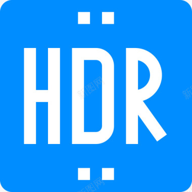 矢量摄影标志Hdr摄影和电影1平面图标图标