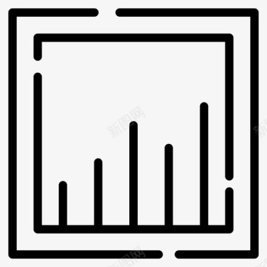 条形素材数据分析条形图图标图标