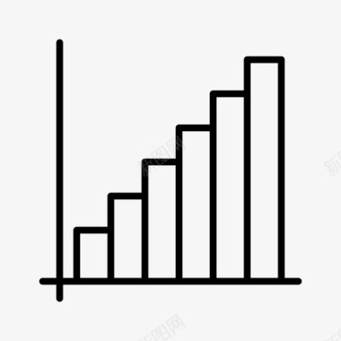 市场营销分析分析条形图商业图标图标