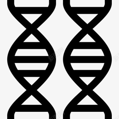 信贷工程矢量图基因组生物工程3线性图标图标